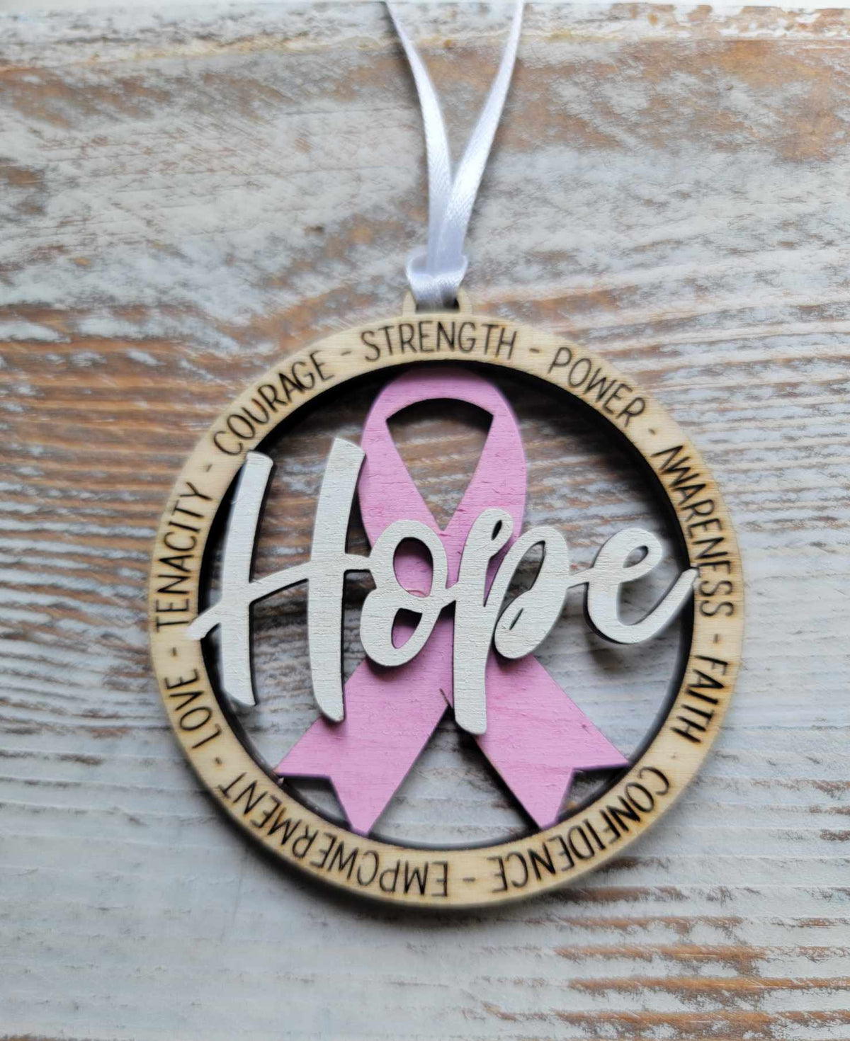 Awareness Series Hope Ornament/Car Charm