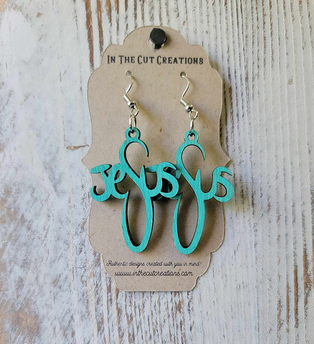 Jesus Cross Earrings