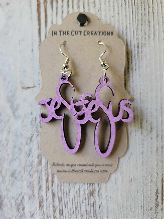 Jesus Cross Earrings