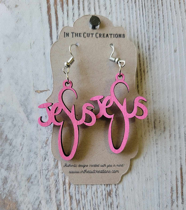 Jesus Cross Earrings