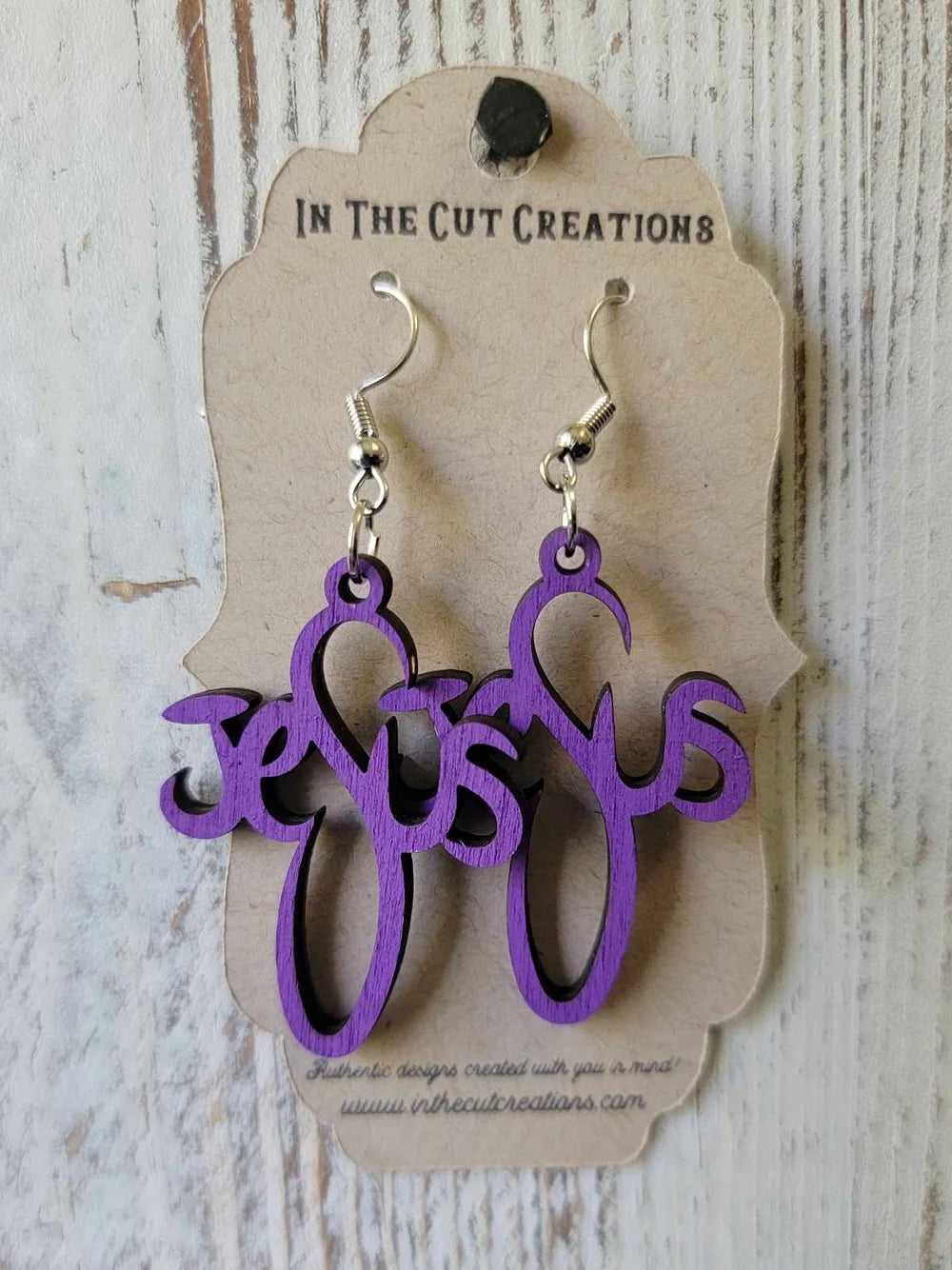 Jesus Cross Earrings